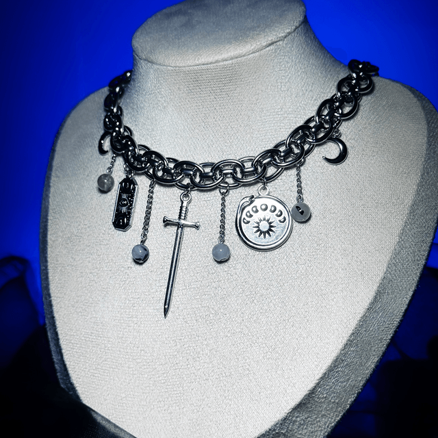 Collier PUISSANCE quartz tourmaline 