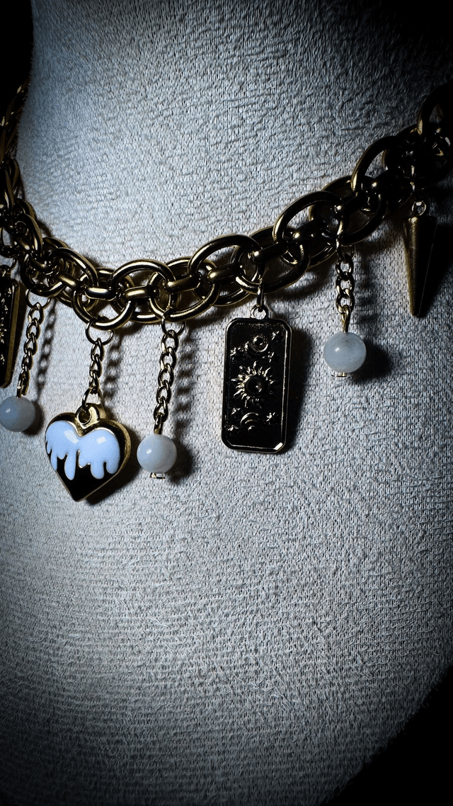 Collier CHARMANTE pierres de lune