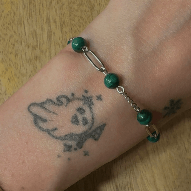 Bracelet PERSÉVÉRANCE malachite