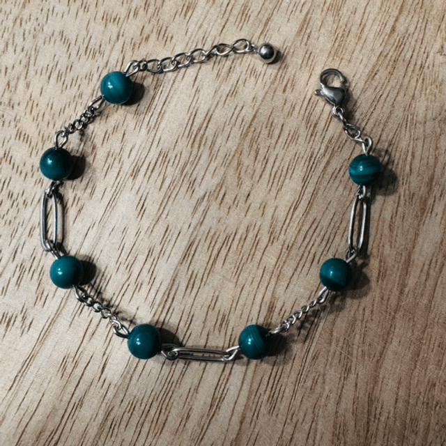 Bracelet PERSÉVÉRANCE malachite