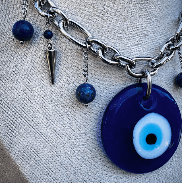 Collier NAZAR 🧿 lapis lazuli 