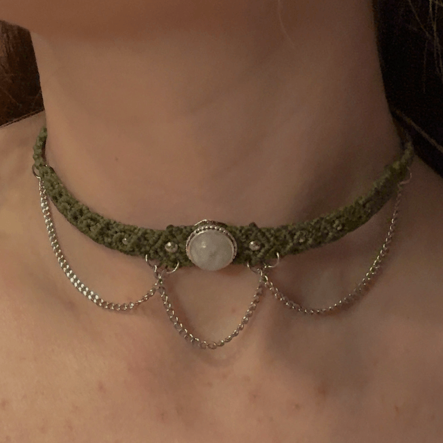 Collier MÉDICIS pierre de lune