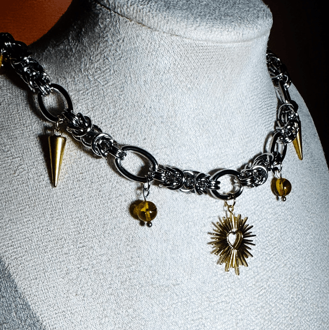 Collier EX-VOTO ambre