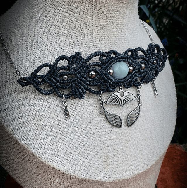 Collier NYMPHEA aigue marine