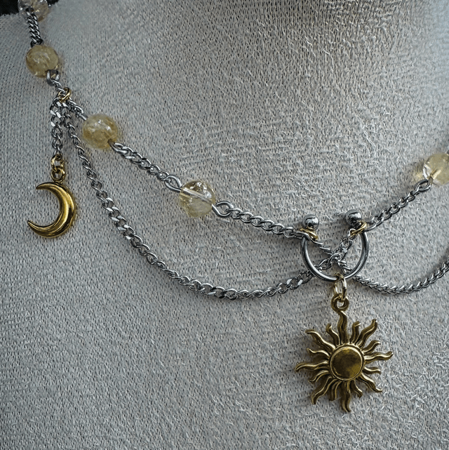 Collier KHÉPRI citrine