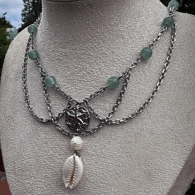 Collier OCÉANIDE aventurine 