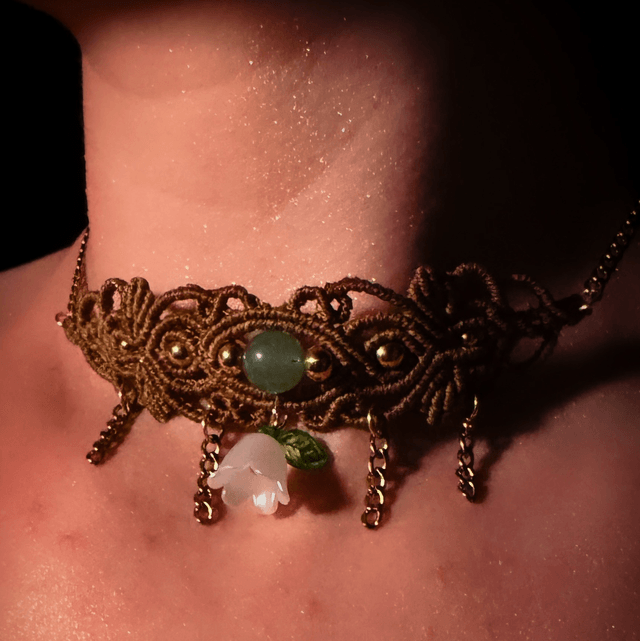Collier NYMPHEA aventurine
