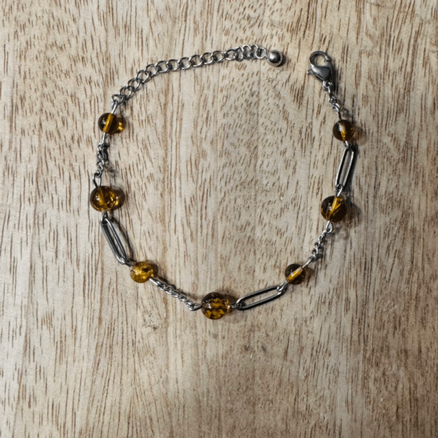 Bracelet PERSÉVÉRANCE Ambre