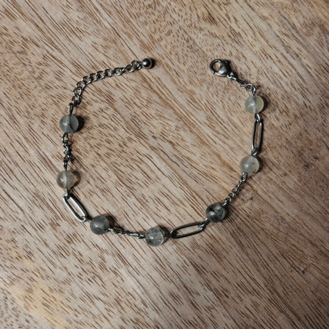Bracelet PERSÉVÉRANCE préhnite