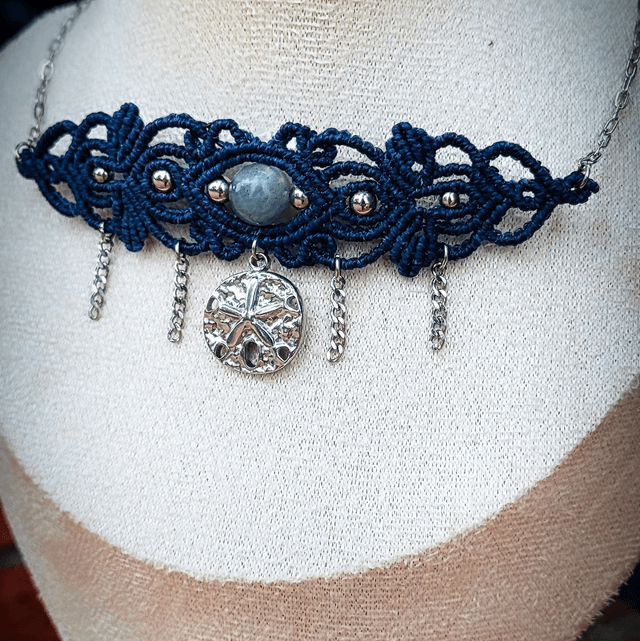 Collier NYMPHEA labradorite