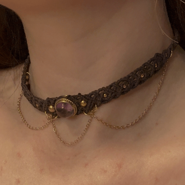 Collier MÉDICIS améthyste 