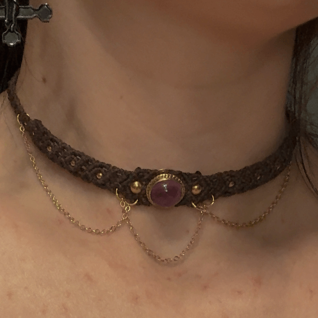 Collier MÉDICIS améthyste 