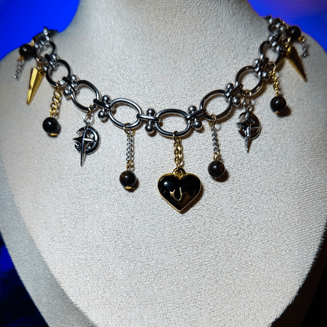 Collier CHARMANTE bronzite