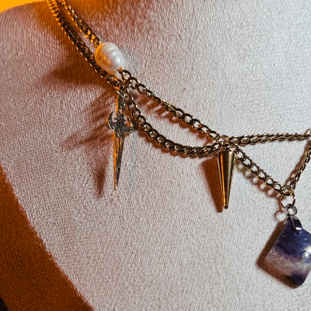 Collier COMTESSE charoïte