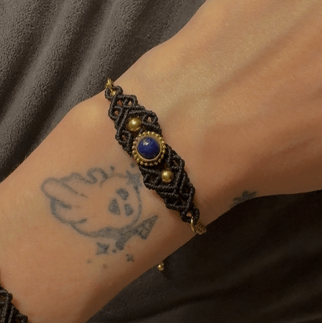 Bracelet MÉDICIS lapis lazuli 