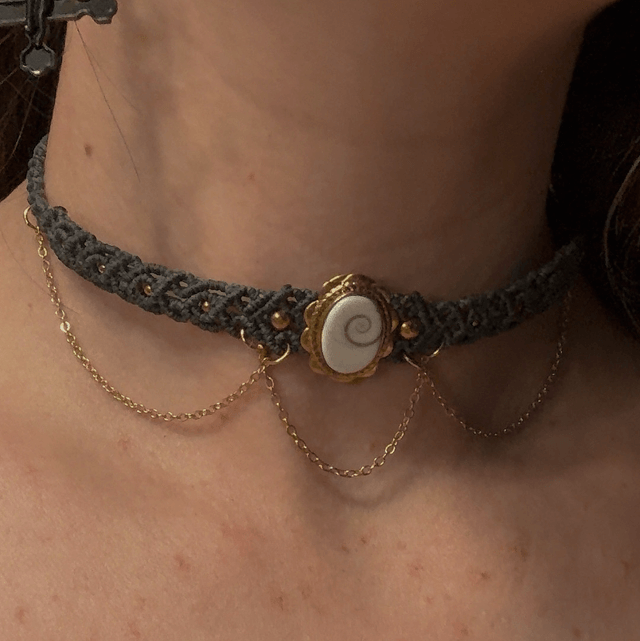 Collier MÉDICIS œil de sainte Lucie 