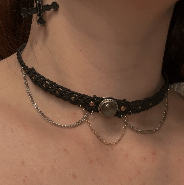 Collier MÉDICIS labradorite 