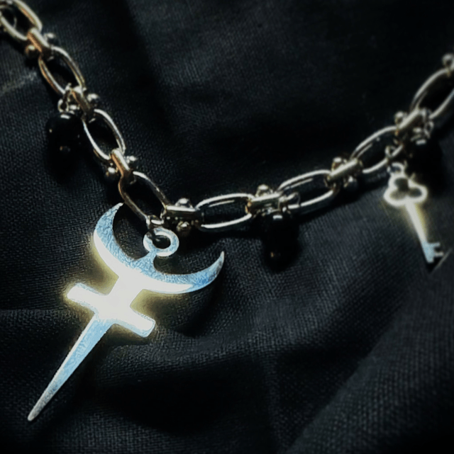 Collier HADES obsidienne œil céleste 