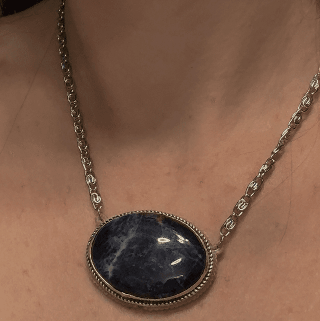 Collier IMPÉRATRICE sodalite