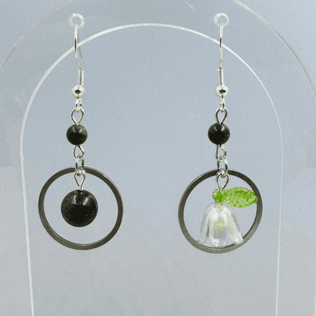 Boucles d’oreilles THÉSÉE bronzite